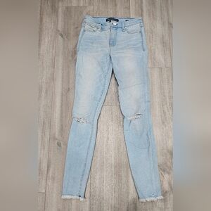 Abercrombie & fitch ankle skinny jeans signature collection 24" w 26R L 0 1 2
